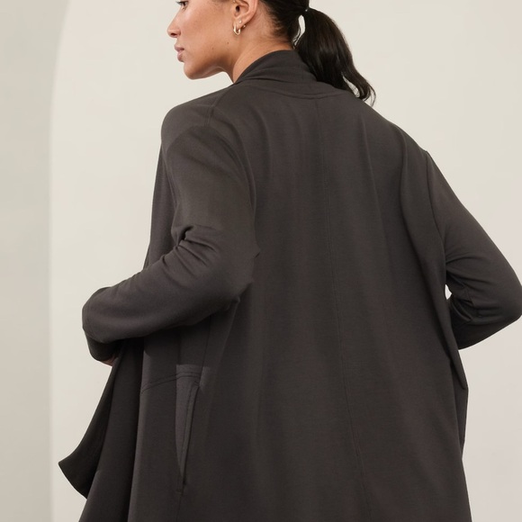 Athleta Dark Gray Open Cardigan - Picture 3 of 12
